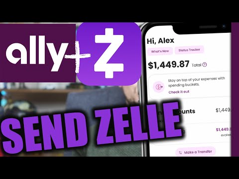 Ally Bank How to Send With Zelle (App) | Beginner's Guide