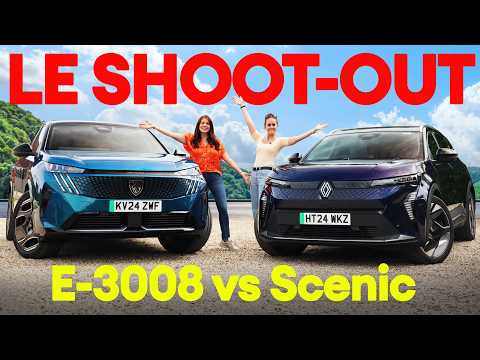 Peugeot E-3008 vs Renault Scenic. Who makes the better family SUV? | Electrifying