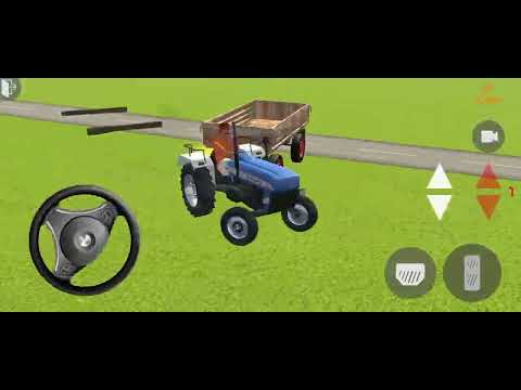 Indian Tractor driving 3d android game play video || tractor game #gameplay