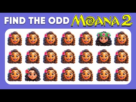 🌊 Find the Odd One Out - Moana 2 Edition! 🌺 Monkey Quiz