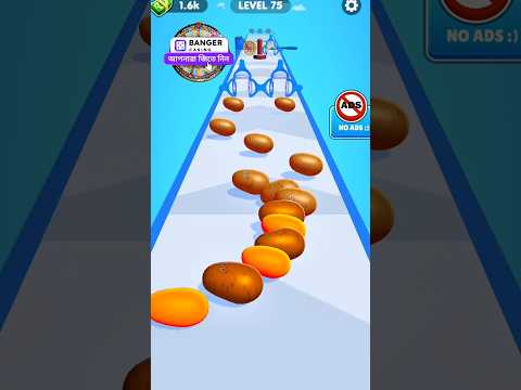 ভাগ্নে এত আলু কোথায় পেলে 🤣 Potato run funny gameplay 91 #gaming #potatorun #shortsfeed #shorts