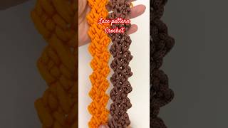 Crochet a beautiful lace for belts, bag handles and keychains