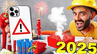 POWERFUL FIRECRACKERS vs IPHONE 16 by ALIEXPRESS *NEW YEAR'S EVE 2025 Experiment* 📦