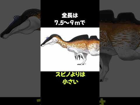 2010年に発見された恐竜「イクチオベナトル」の生態 #動物 #生き物 #shorts #雑学 #豆知識 #おもしろい #恐竜