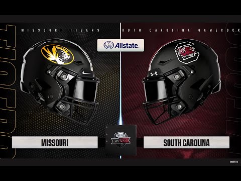 COLLEGE FOOTBALL MISSOURI TIGERS VS. SOUTH CAROLINA GAMECOCKS FULL GAME!