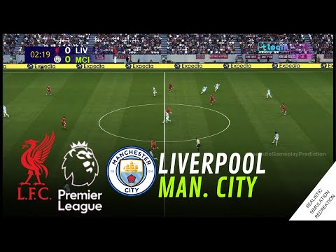 LIVERPOOL vs MANCHESTER CITY Premier League 24/25 - Full Match Simulation and Prediction