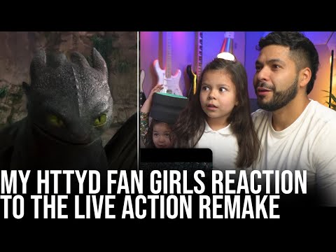 My girls are obsessed with How to Train Your Dragon... Live Action Remake Teaser Reaction