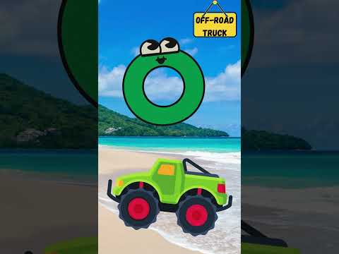 ABC Construction Vehicles Song 🚧 | Learn A to Z | Fun Kids Learning Short | #abcd #kids #shorts