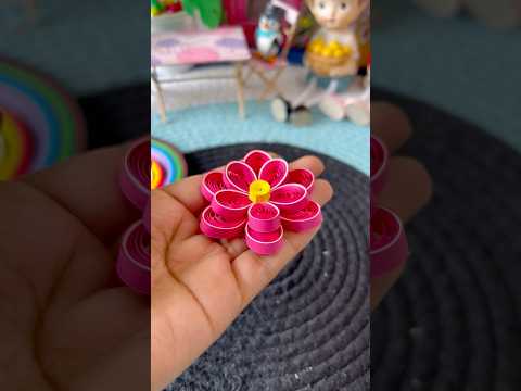 Quilling paper flower #paperflower #craft #quilling #shorts