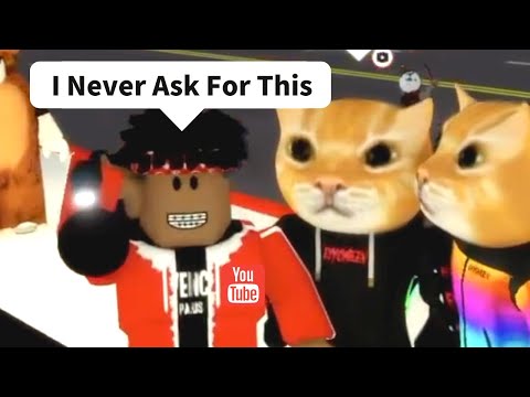 Stronk Cat Turned Gangsters Into YouTubers In Roblox Brookhaven 🏡RP