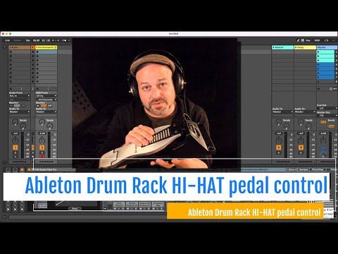 Ableton Drum Rack HI HAT pedal control - how to adjust open and close sounds