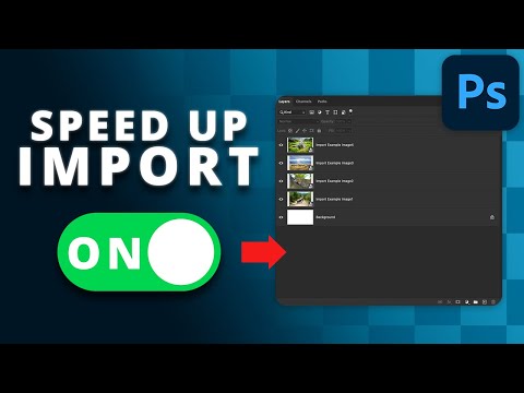 3 Settings To SPEED UP Your Import In Photoshop