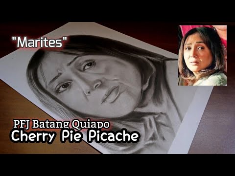 Drawing "Marites" Cherry pie Picache from Batang Quiapo | FPJ Batang Quiapo| jesar art