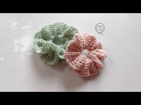 兩款鉤針大腸髮圈 Crochet Scrunchies (中文字幕)