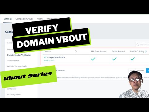 How to verify domain in vbout (Verify Domain di Vbout)