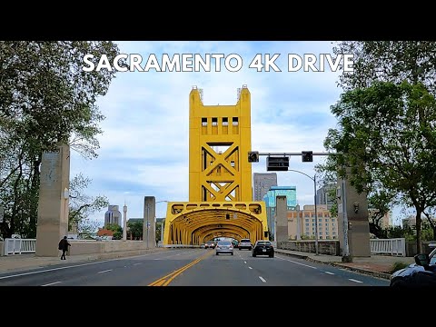 Sacramento 4K Driving Tour | Drive Through Downtown Sacramento