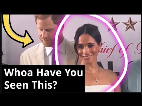 Watch Meghan Not Want to MOVE For Harry Then We Revisit When She Elbowed Harry Out Of The Way!