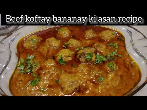 Beef koftay bananay ka asan tarika|beef koftay ki recipe @cookingwithnimu ##youtubeshorts #recipe