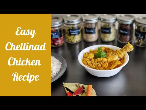 Easy Chettinad Chicken Recipe | Sugar Spice