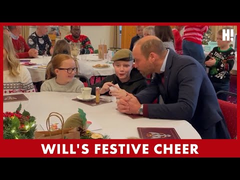 Will's LOVELY moments as he brings festive cheer to families | HELLO!