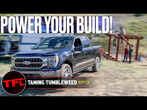 Can the Ford F-150 Hybrid Power a Construction Site? | Taming Tumbleweed Ep.13