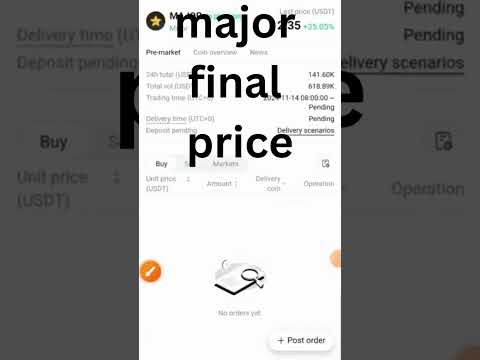 Major final Airdrop Price