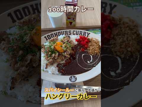 【100時間カレー】絶品ハングリーカレーとスパイシールー #グルメ