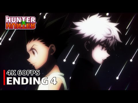 Hunter x Hunter (2011) - Ending 4 【Nagareboshi Kirari】 4K 60FPS Creditless | CC