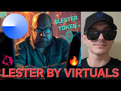 $LESTER - LESTER BY VIRTUALS TOKEN CRYPTO COIN HOW TO BUY BASE UNISWAP AI AGENT BLOCKCHAIN HACKER X