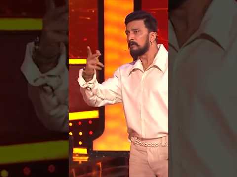 Fire on sudeep sir #kichchasudeep #bbk11 #bigbosskannadaseason11 #sudeepsir