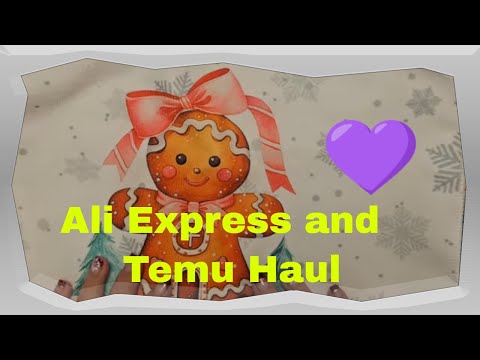 Unboxing my #Ali Express and Christmas#Temu Haul 🎄🎅