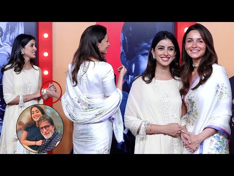 Amitabh Bachchan Granddaughter Navya Naveli Nanda With Alia Bhatt At Raj Kapoor's 100 Year Legacy