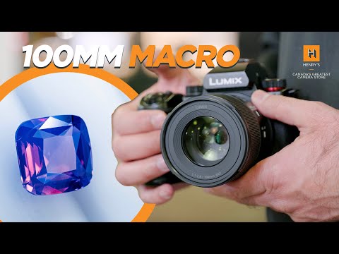 The Panasonic 100mm Macro with CRAZY Sapphires & Gems