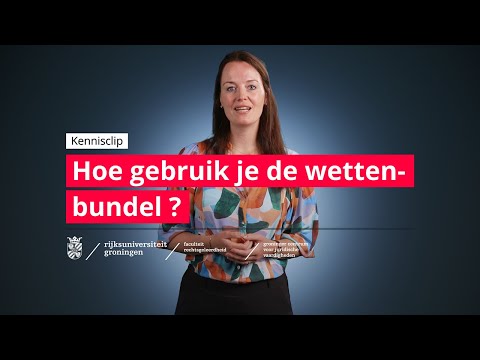 GCJV Kennisclip: Hoe gebruik je de wettenbundel?