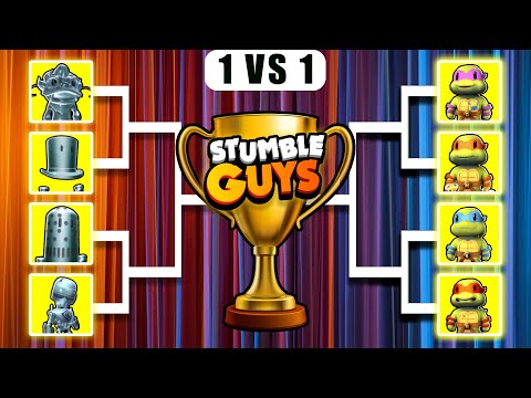 SILVER vs NINJA TURTLES  Skins Tournament in Stumble Guys🔥