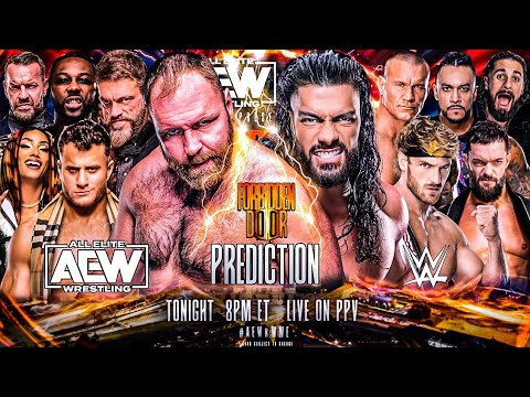 AEW vs WWE Forbidden Door 2024 - Dream Match Card Prediction HD | WWE vs AEW Dream Match Prediction