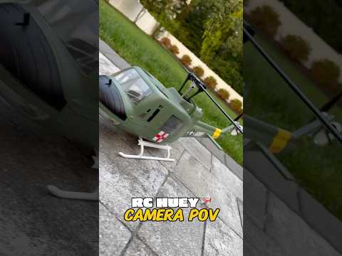 EASIEST flying RC Helicopter - Huey UH-1 🎥 POV