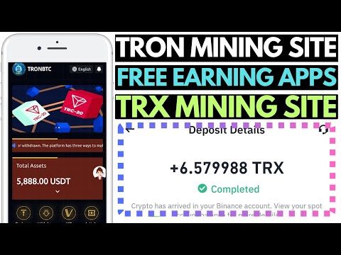 New TRON Earning Apps in 2024 | Free TRX Mining Site Today | Best TRON Investment Platform