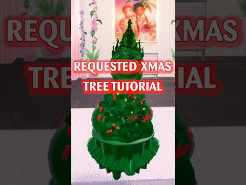 DRESS TO IMPRESS *Christmas* tree tutorial #roblox #dresstoimpress #dti #edit #tutorial #viral