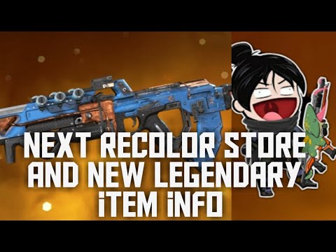 Apex Legends : Recolor Store Update And New Legendary Item | S17