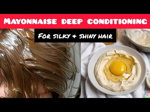 Mayonnaise Deep Conditioner for Hair|How to Deep Condition Hair|Deep Conditioning Treatment #hair