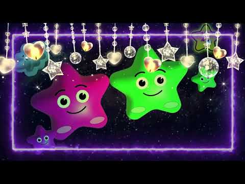 Twinkle Twinkle Little Star Lullaby for Babies to go to Sleep | Hey Makeover Sensory Video