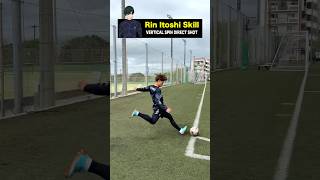 BLUE LOCK SKILL TUTORIAL!!⚽️Rin Itoshi#football #soccer #shorts