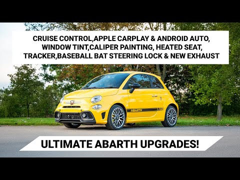 Transforming the Abarth with Must-Have Upgrades! | Cruise Control, CarPlay, Tint & More