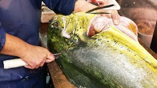 日本路邊小吃 - 非常大鲯鳅魚日本海鮮