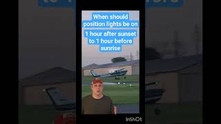 Private Pilot / Position Lights / Learn how to fly #flighttraining