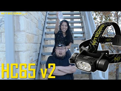 Nitecore HC65 v2 - 1750 Lumen Primary + Red LED, High CRI LED, USB-C Rechargeable Headlamp