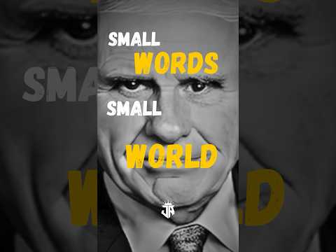 How 10 Words a Day Can Build #Success | Jim Rohn Motivational Speech