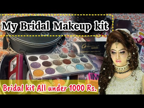 🔥My Bridal Makeup Kit | Products Guide | Most Affordable Bridal Kit | #makeupkit