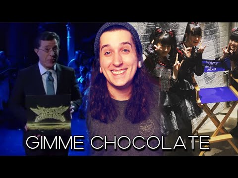 I got baked and watched BABYMETAL on the Late Show with Stephen Colbert - Gimme Chocolate